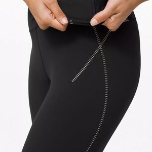 Lululemon align black and gold 25”